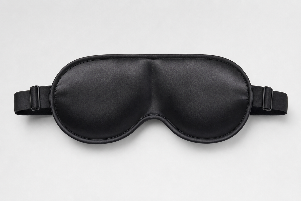 Sereva Weighted Contoured Sleep Mask in black