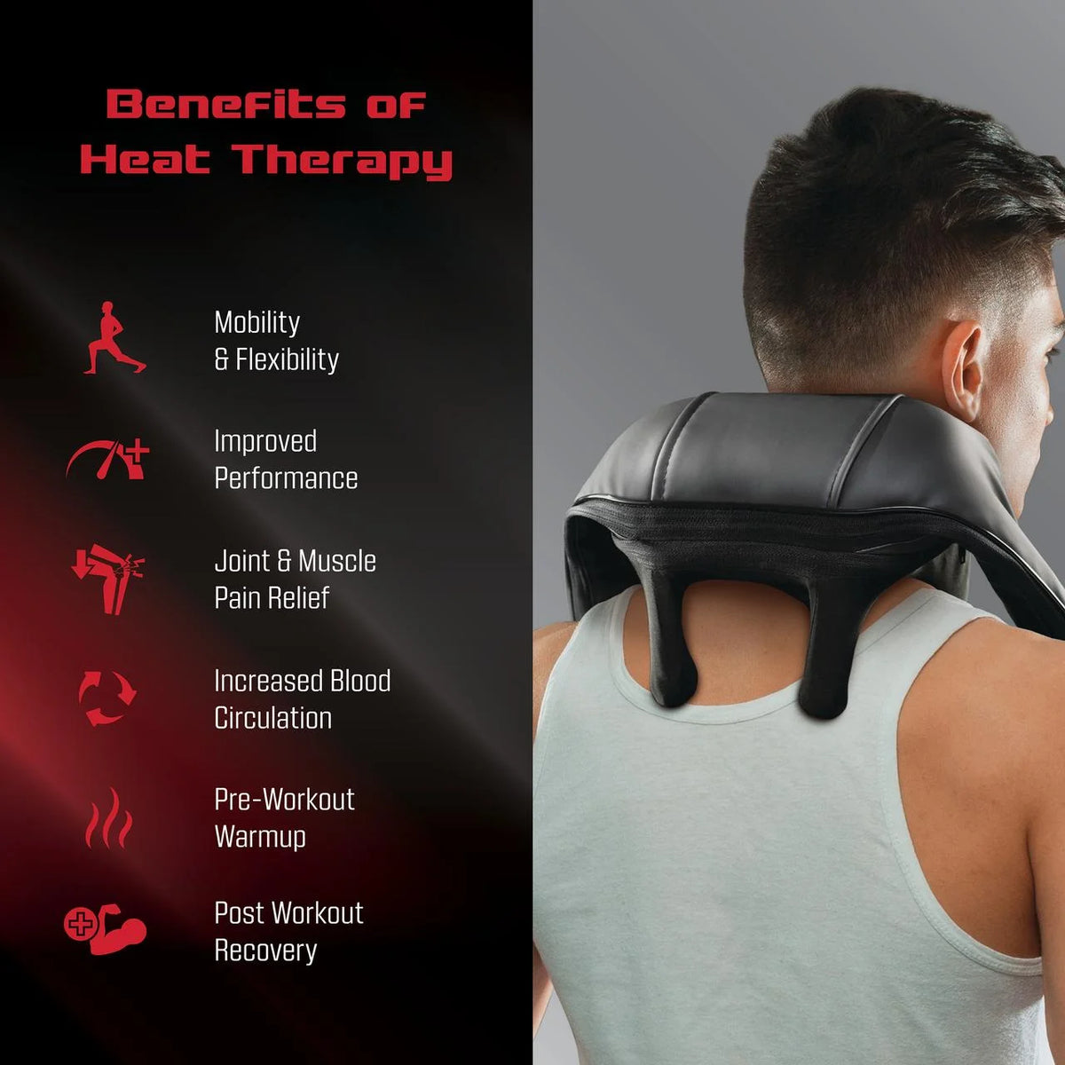 Heated Shiatsu Neck & Shoulder Massager