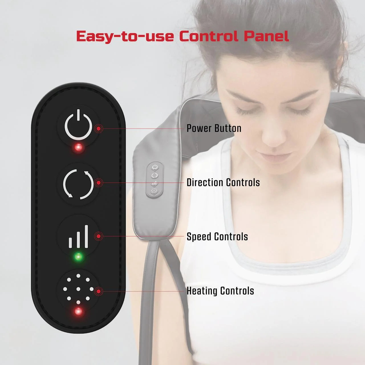 Heated Shiatsu Neck & Shoulder Massager