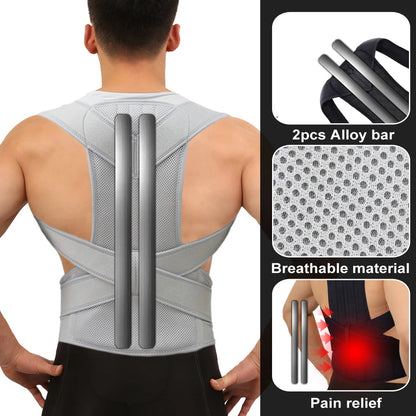 Transform Your Posture with the Adjustable Scoliosis Support Corset Back Brace – Comfortable Lumbar Support for Adults