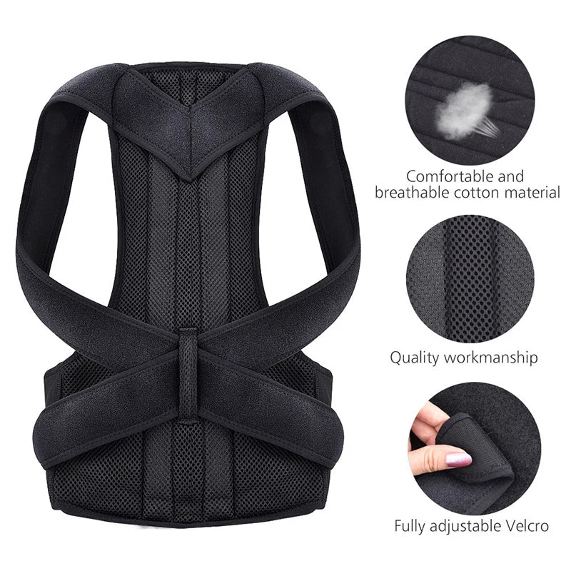 Transform Your Posture with the Adjustable Scoliosis Support Corset Back Brace – Comfortable Lumbar Support for Adults