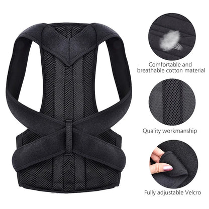 Transform Your Posture with the Adjustable Scoliosis Support Corset Back Brace – Comfortable Lumbar Support for Adults