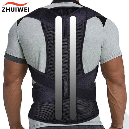 Transform Your Posture with the Adjustable Scoliosis Support Corset Back Brace – Comfortable Lumbar Support for Adults