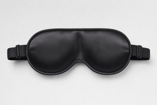 Sereva Weighted Contoured Sleep Mask in black